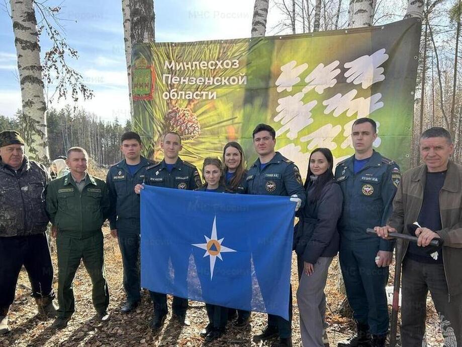 Пензенские пожарные вступили в национальную инициативу «Сохраним лес»